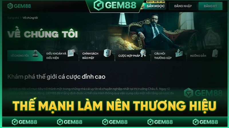 Thế mạnh làm nên thương hiệu nhà cái Gem88 trong cộng đồng game thủ